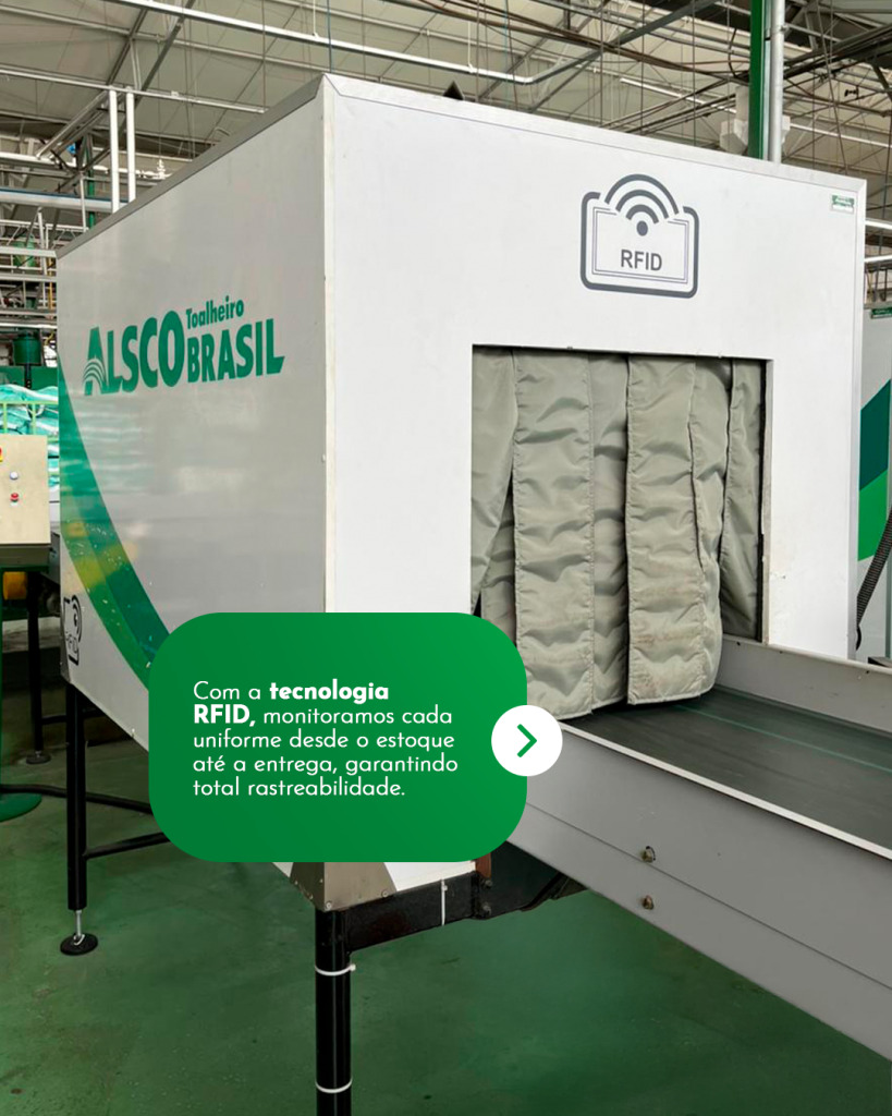 Rastreabilidade de Uniformes com Alsco
